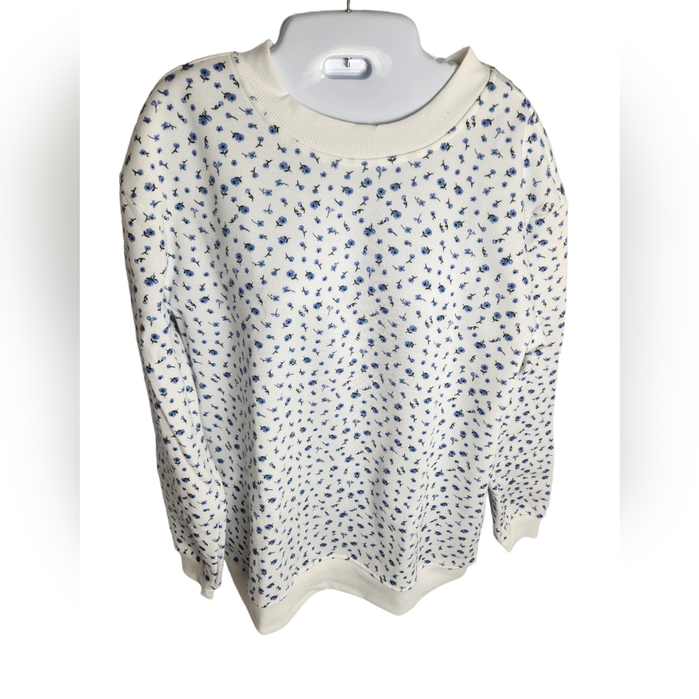 "If It Were Me" Vintage Grandma Floral  Sweater Size Medium